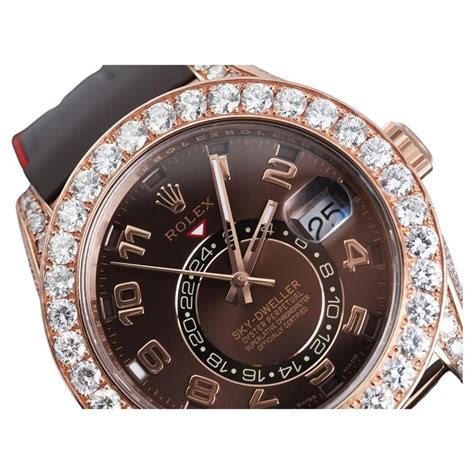 rolex sky-dweller 326135dr|Rolex Sky-Dweller diamond bezel.